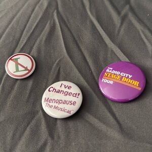 A few pieces of flair.